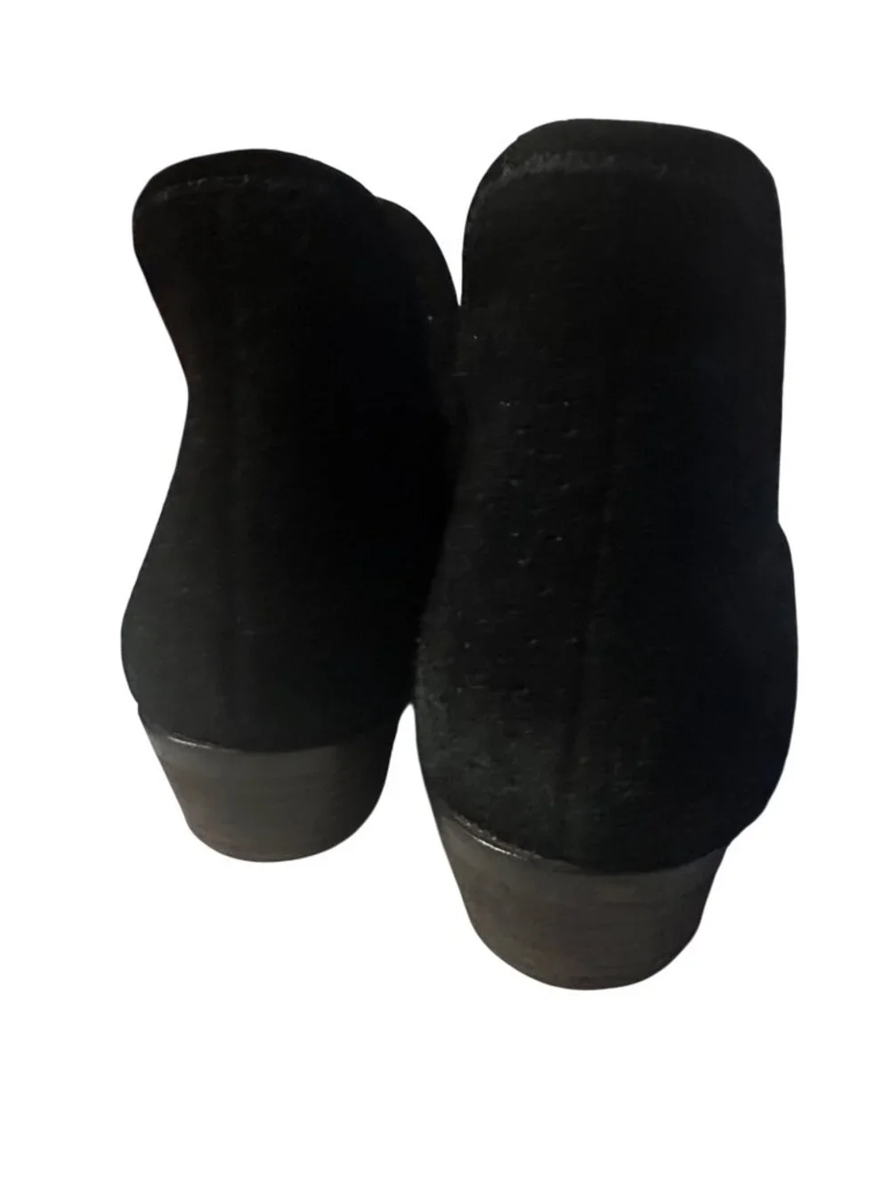 Lucky Brand black slip on leather ankle boots size 9.5M